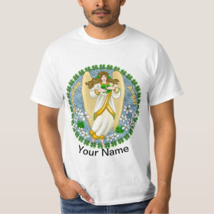 Irish Shamrock Angel T-Shirt