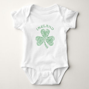 Irish Shamrock Baby Bodysuit