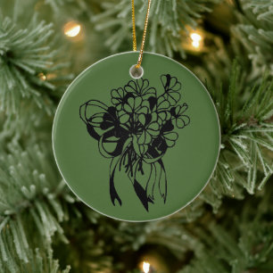 Irish Shamrock Bouquet St. Patrick's Day Ornament