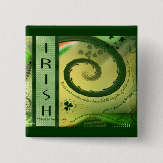 IRISH SHAMROCK button