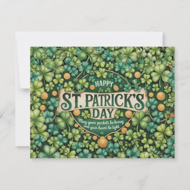 Irish Shamrock Celebration Design (Front)