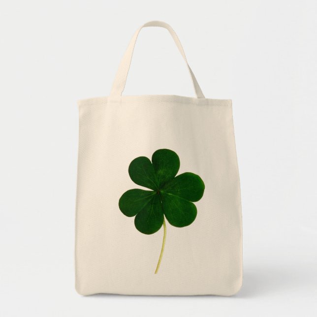 Irish Shamrock Clover St. Patrick Ireland Tote Bag (Front)