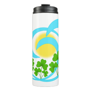 Irish shamrock cross for Saint Patrick’s Day Thermal Tumbler
