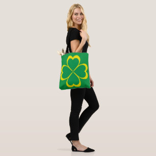 Irish shamrock cross for Saint Patrick’s Day Tote Bag