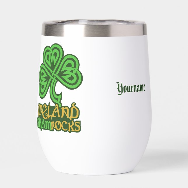 Irish Shamrock custom name (Back)