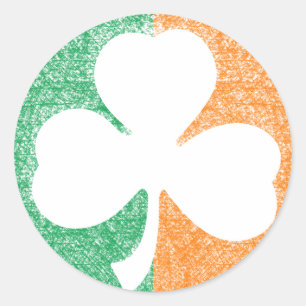 Irish Shamrock custom stickers