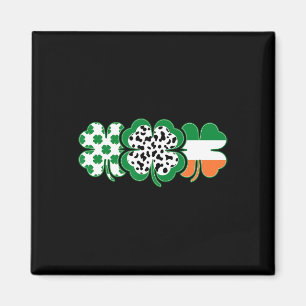 Irish Shamrock Dalmatian Dog American Flag St Patr Magnet