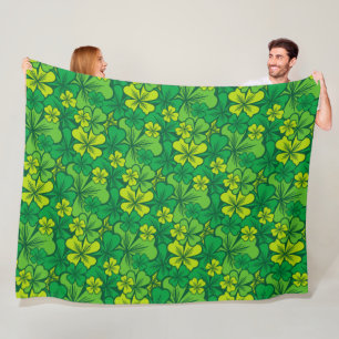 Irish - Shamrock Fleece Blanket