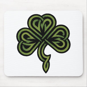 Irish Shamrock Gift Mouse Pad