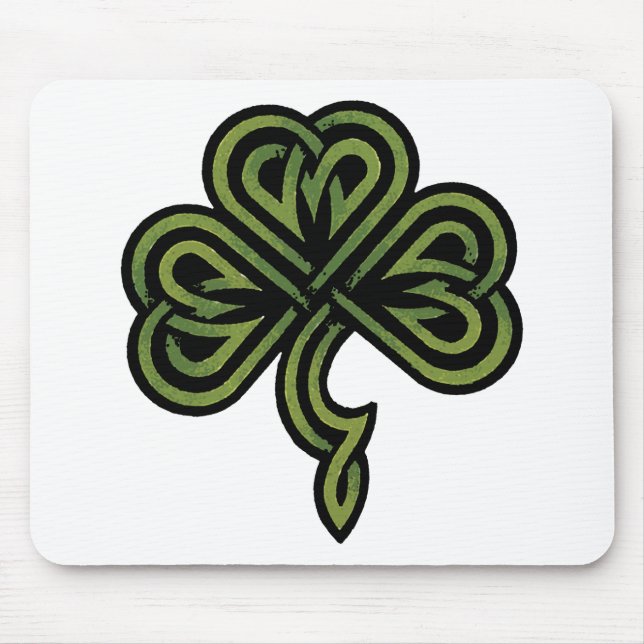 Irish Shamrock Gift Mouse Pad (Front)