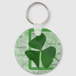 Irish  Shamrock GoodLuck Key Ring