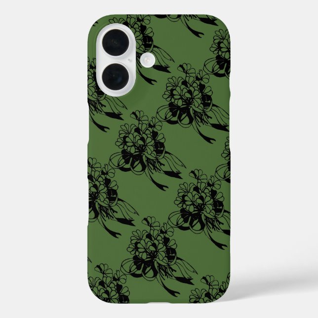 Irish Shamrock Green St. Patrick's Day Case-Mate iPhone Case (Back)