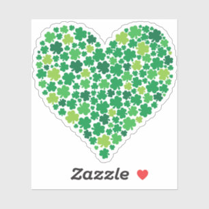 Irish Shamrock Heart