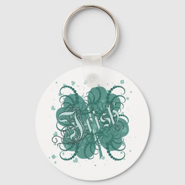 Irish Shamrock Key Ring (Front)