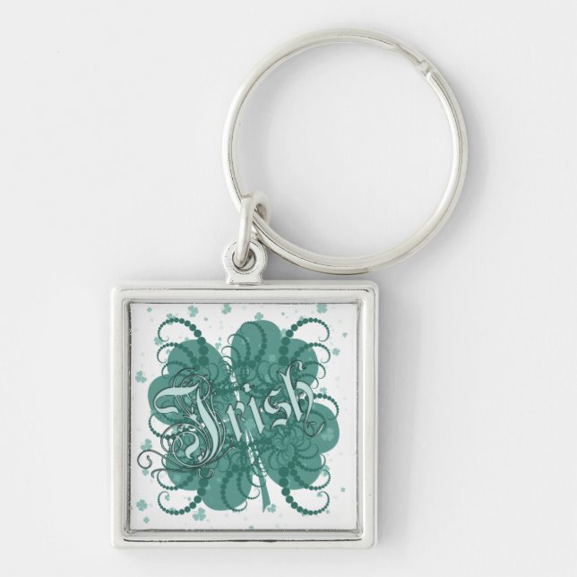 Irish Shamrock Key Ring (Front)