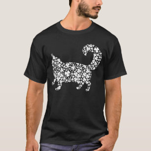 Irish Shamrock Leaf Maine Coon Cat St Patrick's Da T-Shirt