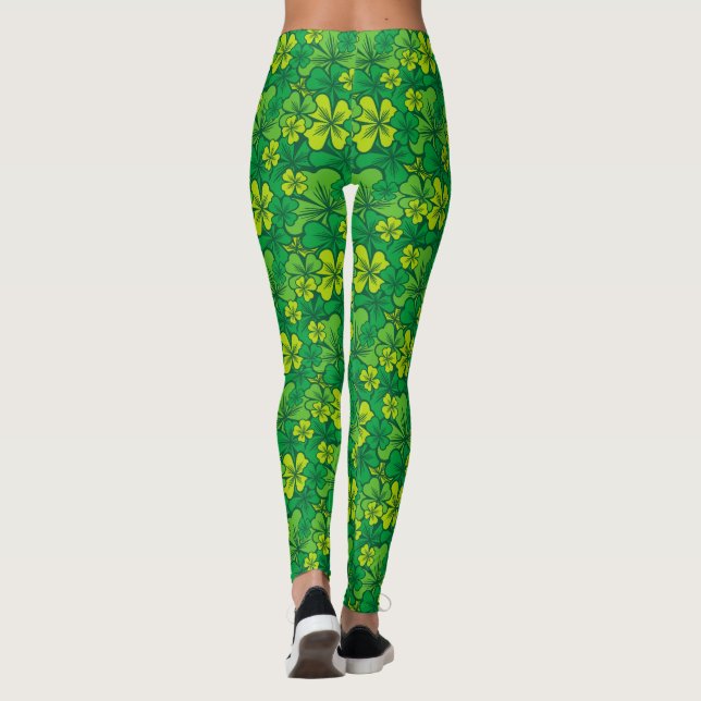Irish Shamrock Leggings (Back)