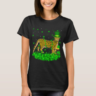 Irish Shamrock Leprechaun Bengal Cat St Patrick's T-Shirt