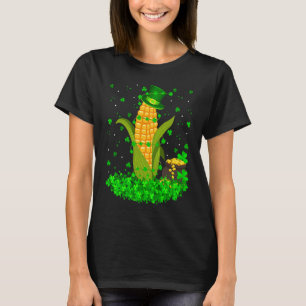 Irish Shamrock Leprechaun Corn St Patrick's Day T-Shirt
