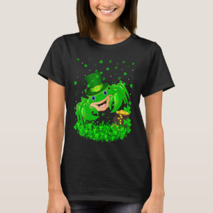 Irish Shamrock Leprechaun Crab Fish St Patrick's D T-Shirt