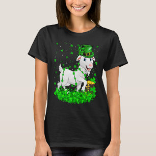 Irish Shamrock Leprechaun Goat St Patrick's Day T-Shirt