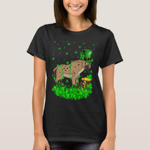 Irish Shamrock Leprechaun Hyena St Patrick's Day T-Shirt
