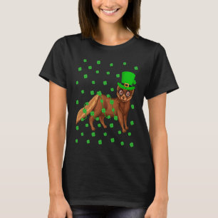 Irish Shamrock Leprechaun Mink St Patrick's Day T-Shirt