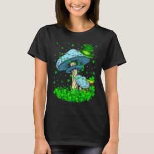 Irish Shamrock Leprechaun Mushroom St Patrick's Da T-Shirt