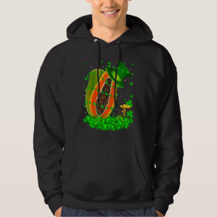 Irish Shamrock Leprechaun Papaya St Patrick's Day Hoodie