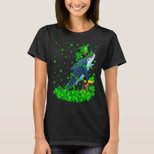 Irish Shamrock Leprechaun Whale Shark St Patrick's T-Shirt