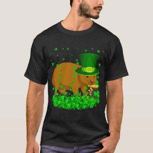 Irish Shamrock Leprechaun Wombat St Patrick's Day  T-Shirt