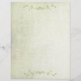 irish shamrock letterhead
