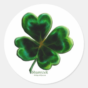 Irish Shamrock Lucky Clover Sticker Series