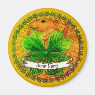 Irish shamrock  Mouse  Magnet