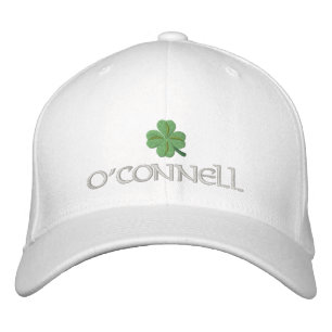 Irish shamrock personalised embroidered hat