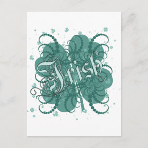 Irish Shamrock Postcard