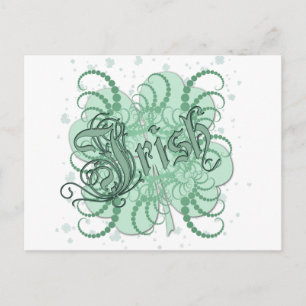 Irish Shamrock Postcard