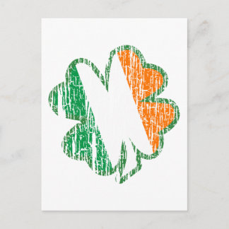 Irish Shamrock Postcard