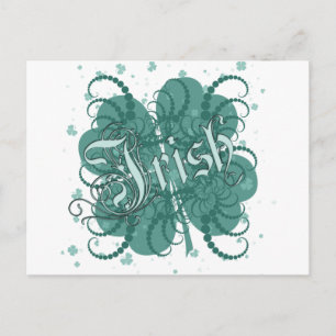 Irish Shamrock Postcard