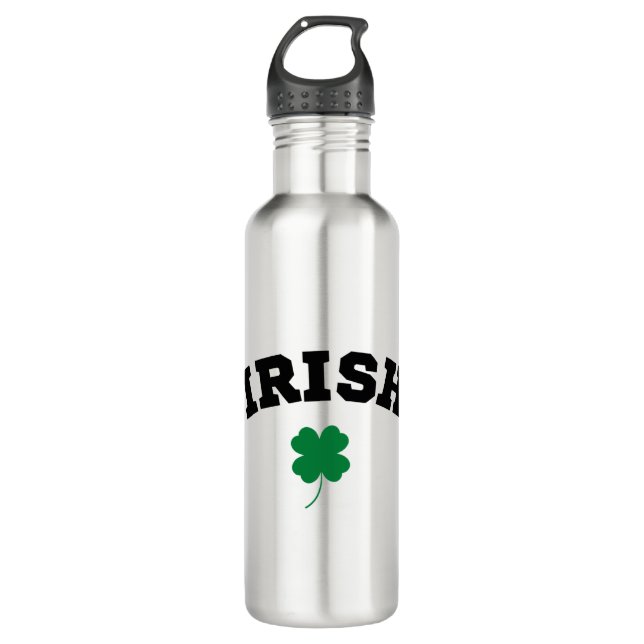 Irish  Shamrock St Patrick's 710 Ml Water Bottle (Front)
