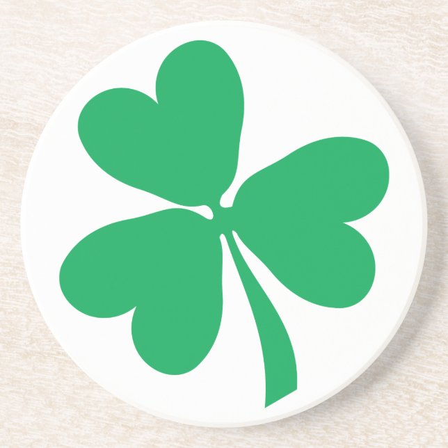Irish Shamrock/St Patrick's Day Coaster (Front)
