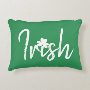 Irish Shamrock St Patricks Day Decorative Cushion