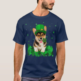 Irish Shamrock St Patricks Day dog Cool  T-Shirt