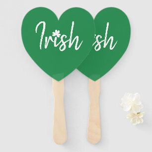 Irish Shamrock St Patricks Day    Hand Fan