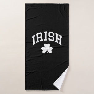 Irish Shamrock St Patricks Day Ireland Pride Irish Bath Towel