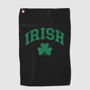 Irish Shamrock St Patricks Day Ireland Pride Irish Golf Towel