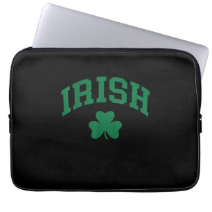 Irish Shamrock St Patricks Day Ireland Pride Irish Laptop Sleeve