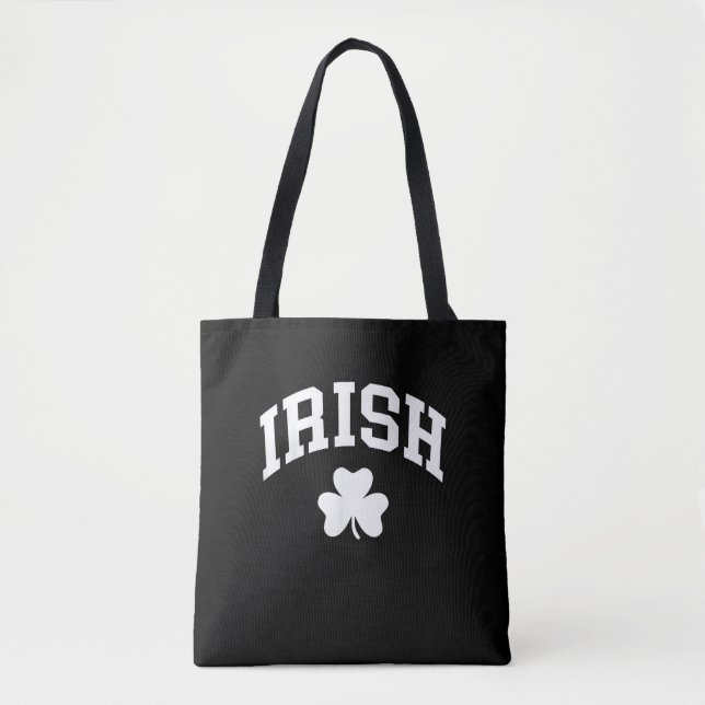 Irish Shamrock St Patricks Day Ireland Pride Irish Tote Bag (Front)