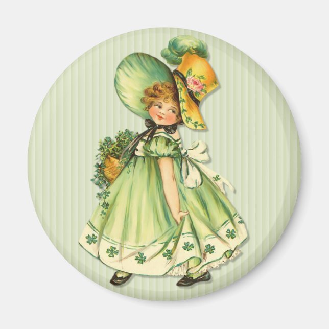 Irish Shamrock Stroll Magnet (Front)