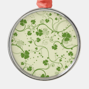 IRISH SHAMROCK SYMBOL CHRISTMAS ORNAMENT